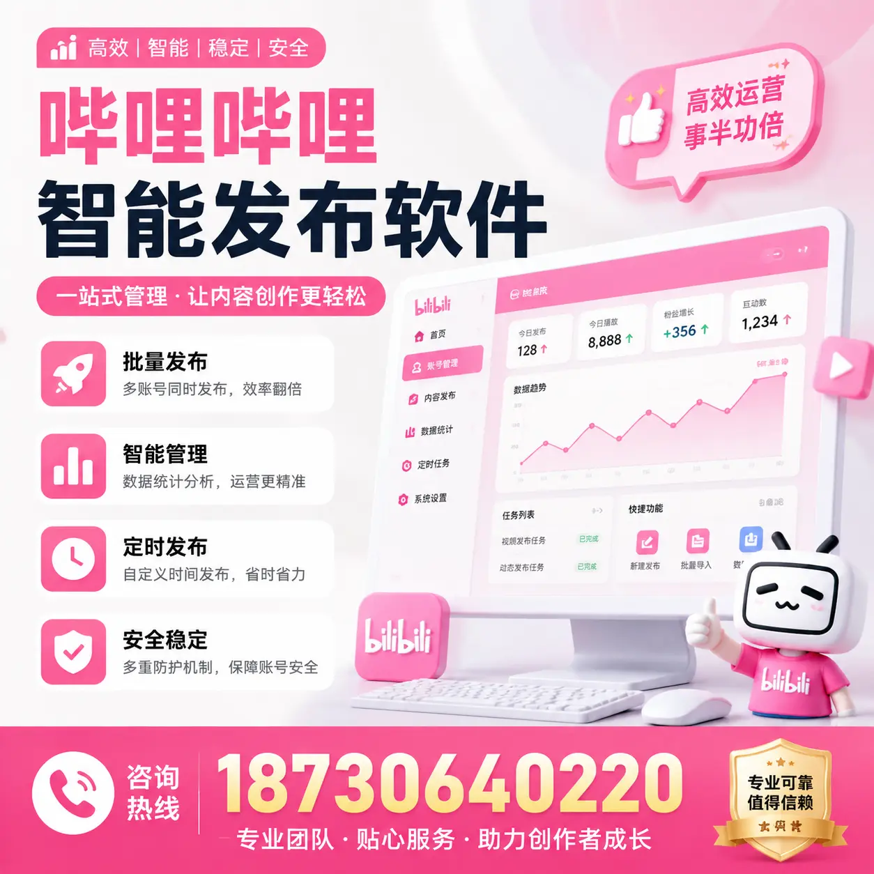 如何评估哔哩哔哩智能发布软件的ROI？怀化 企业必读